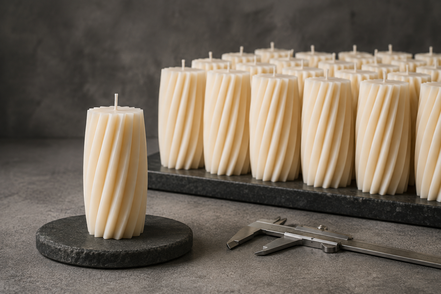candle prototype versus mass production consistency