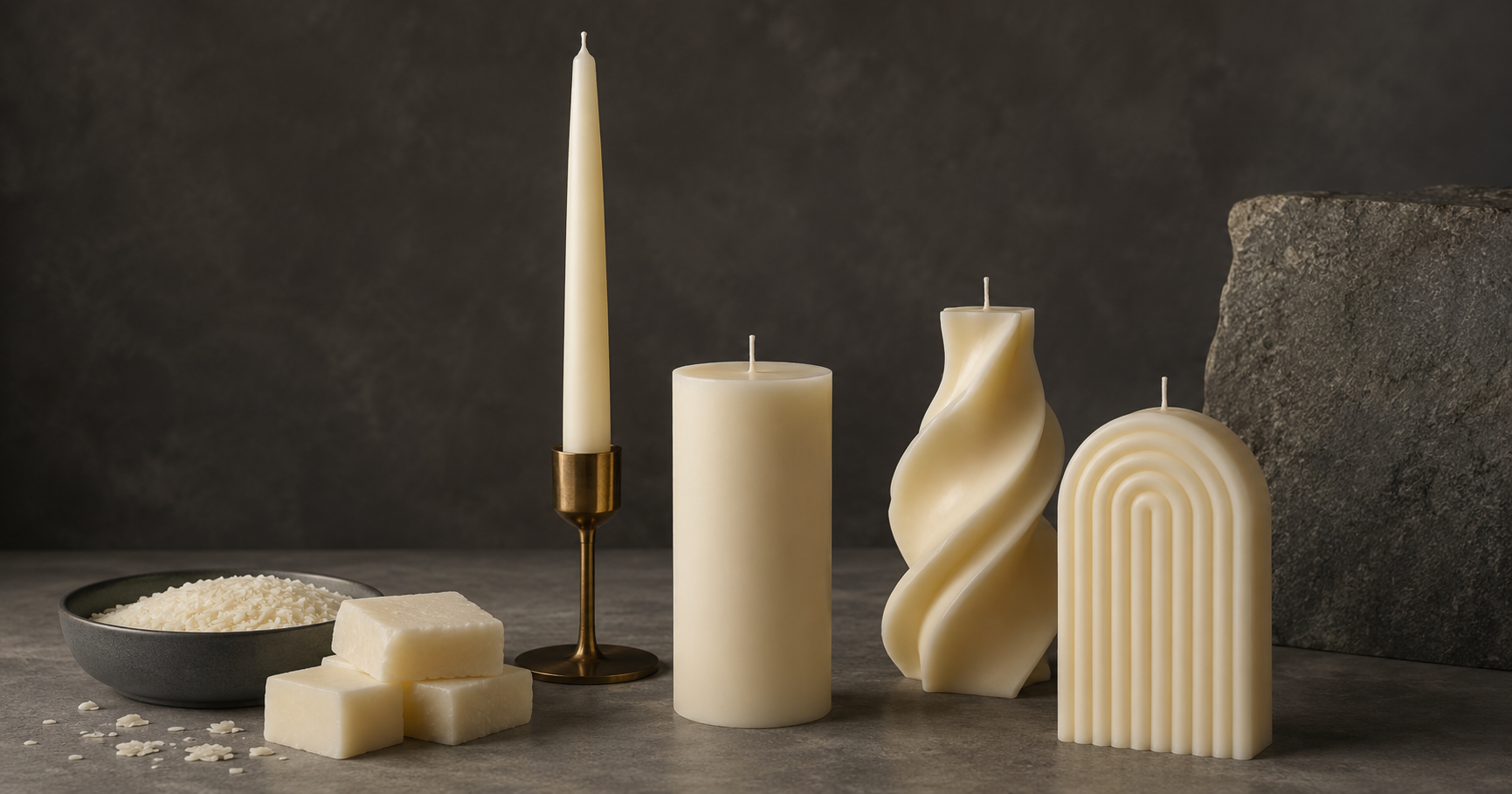 candle geometry and wax structural engineering